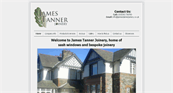Desktop Screenshot of jamestannerjoinery.co.uk